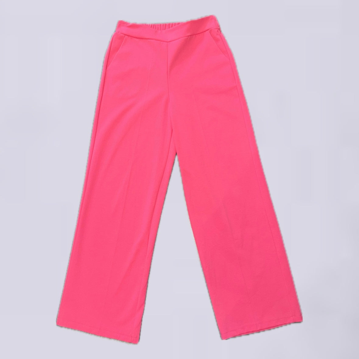 Lässige Wide-Leg Hose mit elastischem Bund