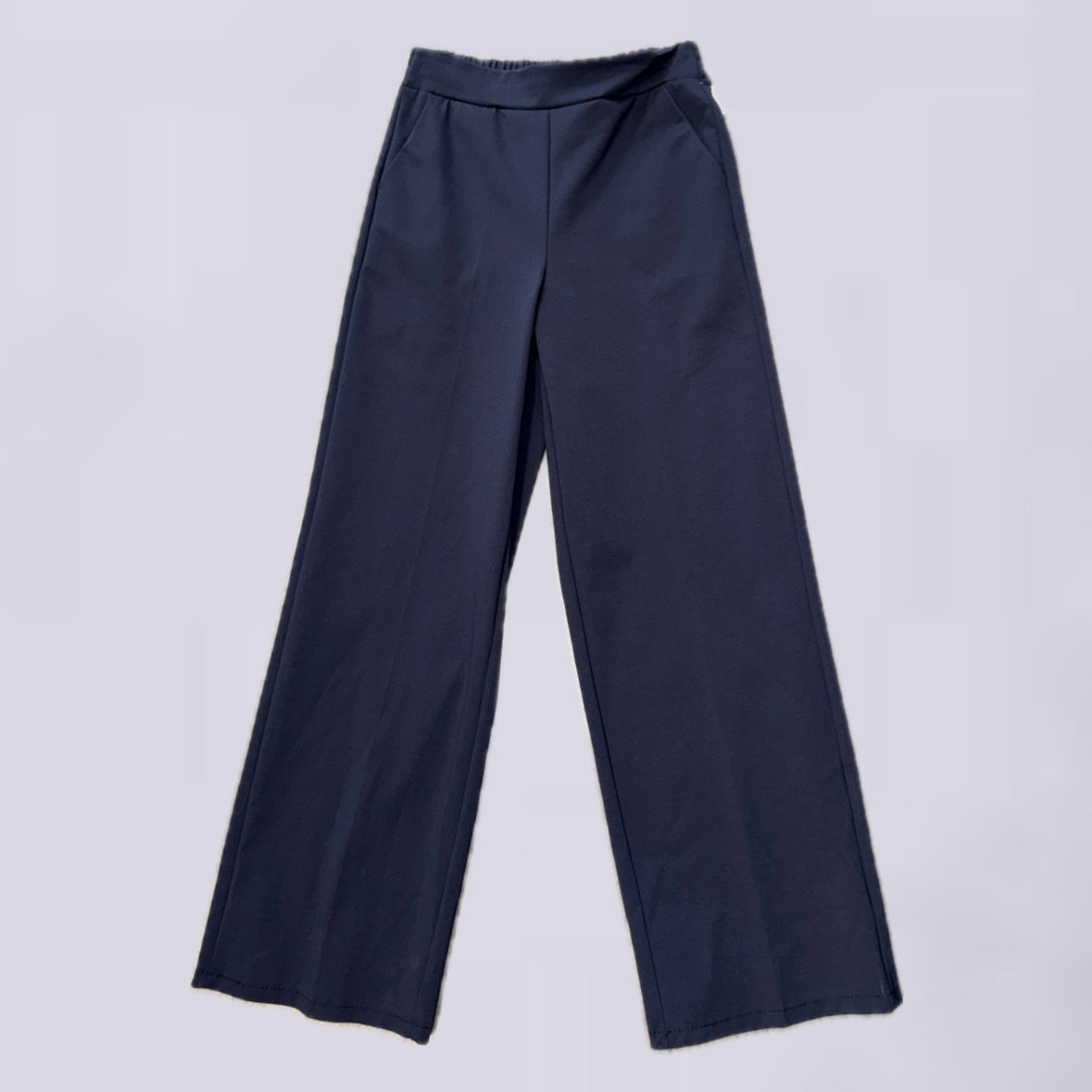 Lässige Wide-Leg Hose mit elastischem Bund