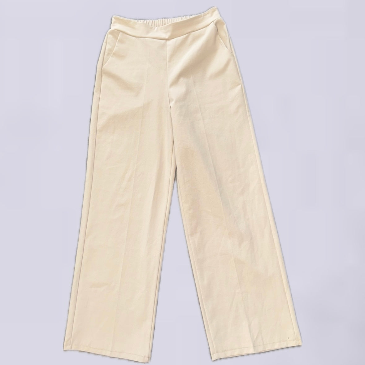 Lässige Wide-Leg Hose mit elastischem Bund