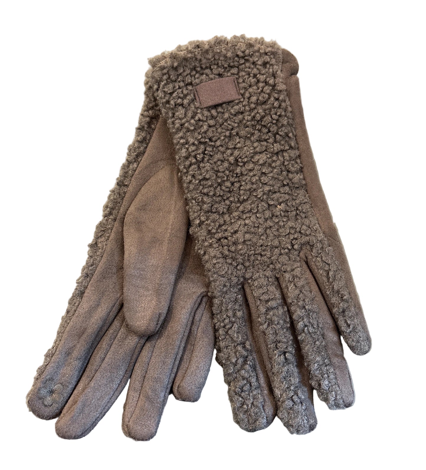 Fleece-Thermohandschuhe aus Teddyfell mit Touchfunktion 🧤