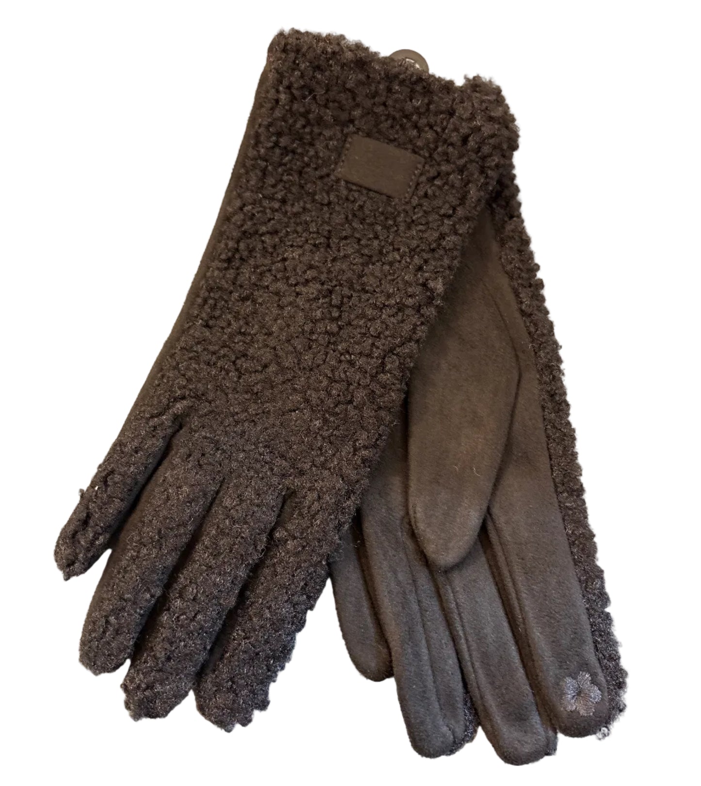 Fleece-Thermohandschuhe aus Teddyfell mit Touchfunktion 🧤