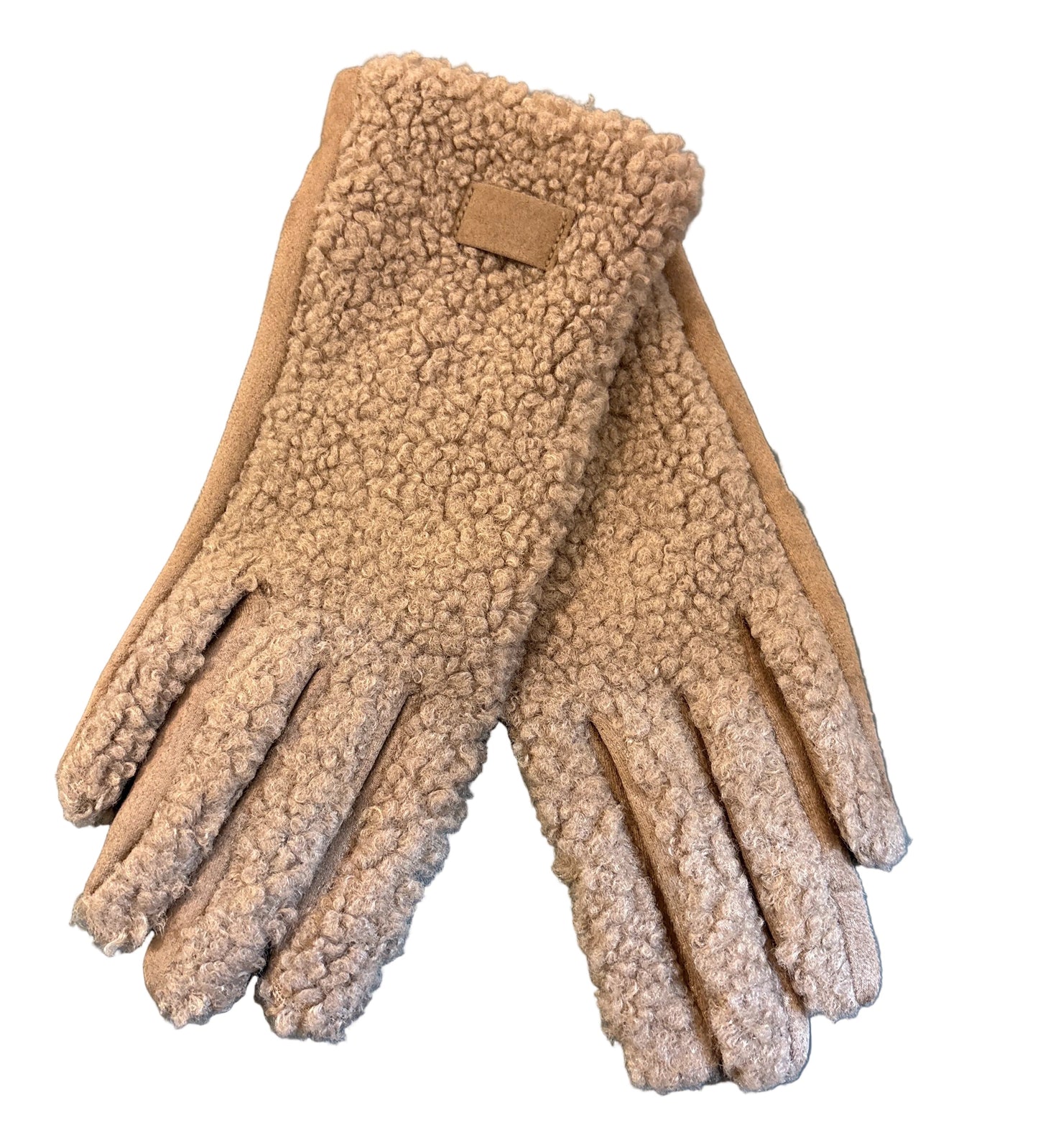 Fleece-Thermohandschuhe aus Teddyfell mit Touchfunktion 🧤