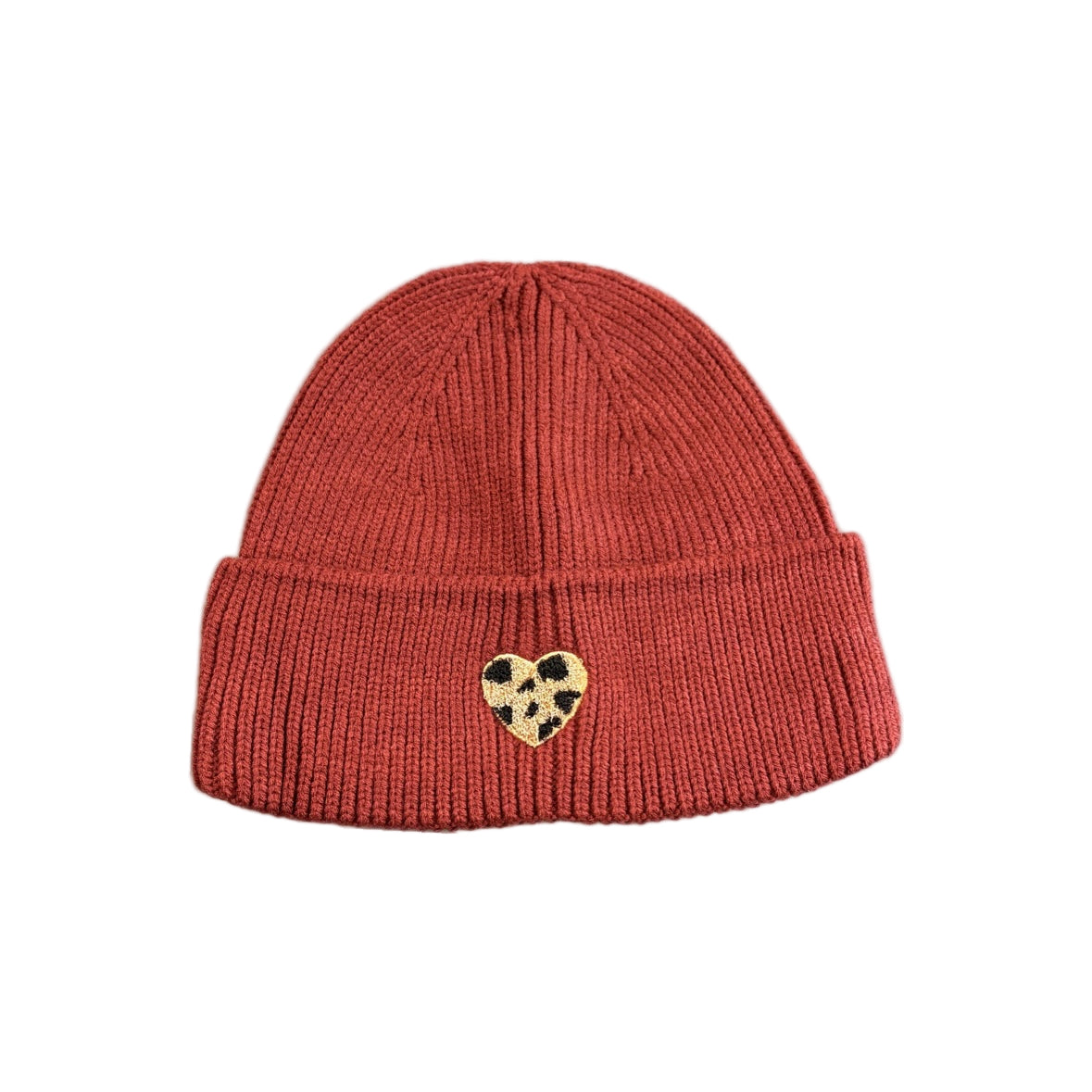 Mütze mit Herz – Leo-Optik ❤️