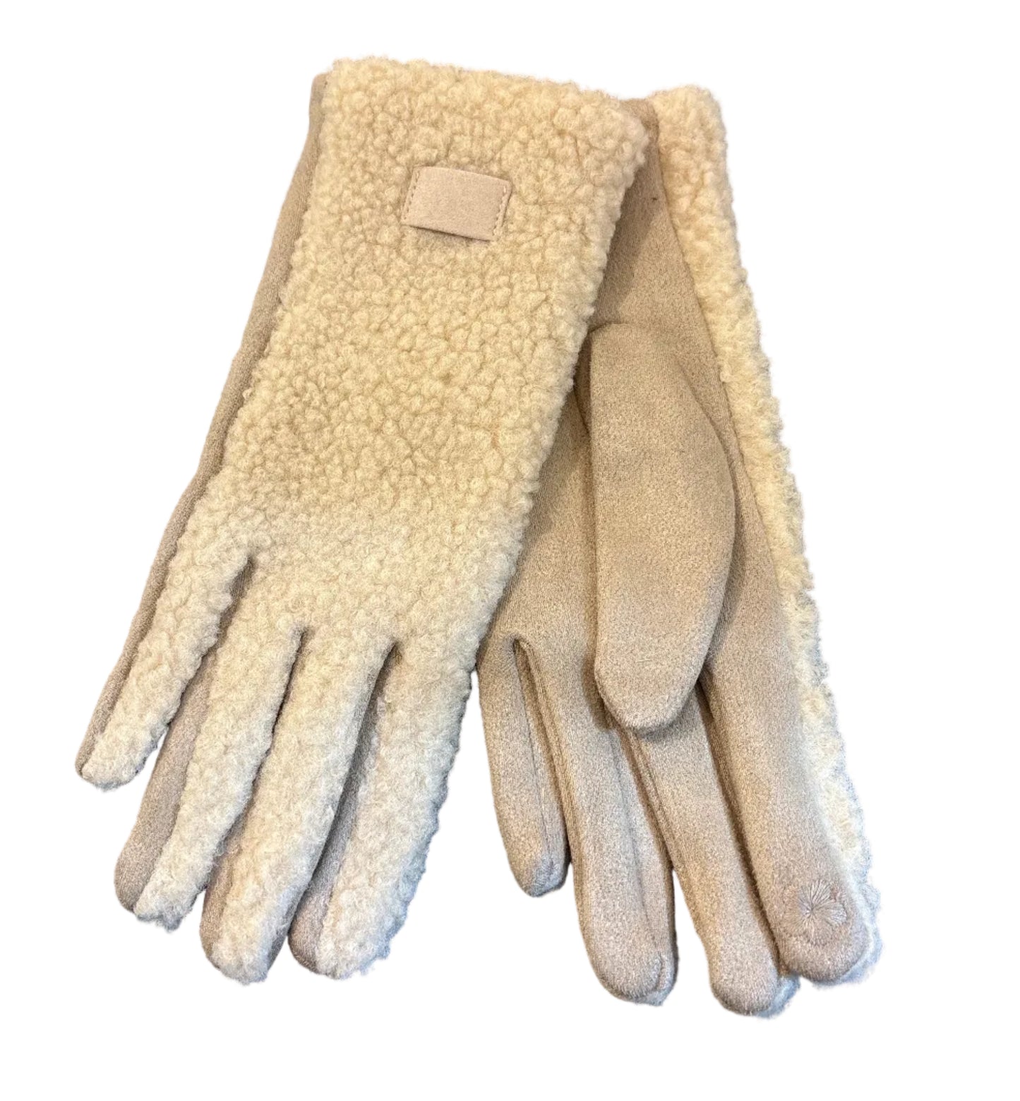 Fleece-Thermohandschuhe aus Teddyfell mit Touchfunktion 🧤