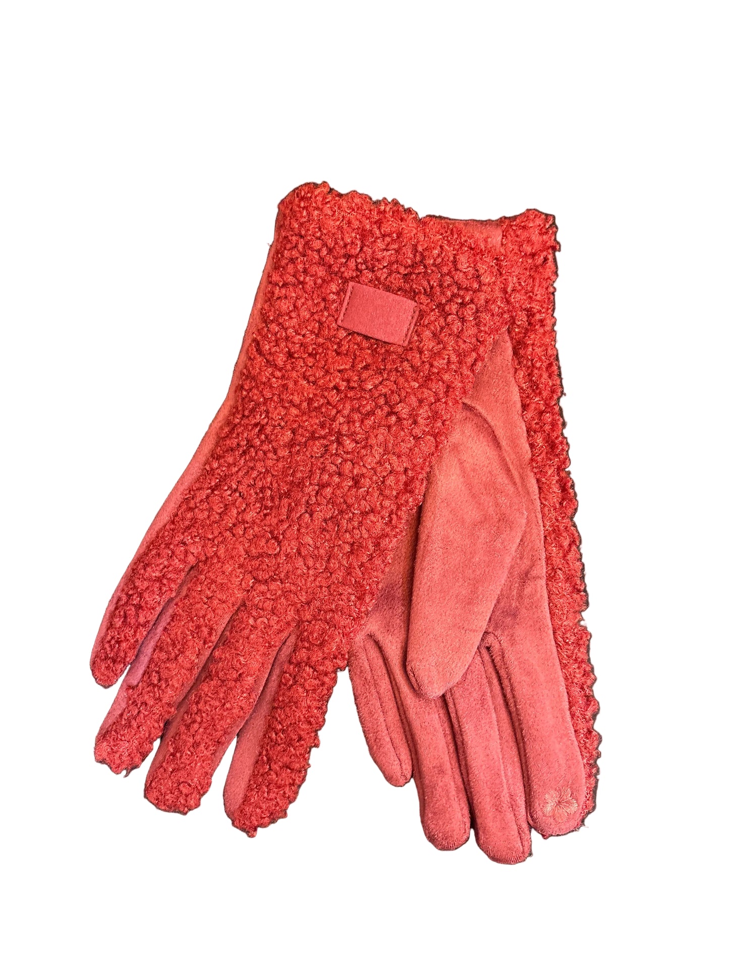 Fleece-Thermohandschuhe aus Teddyfell mit Touchfunktion 🧤